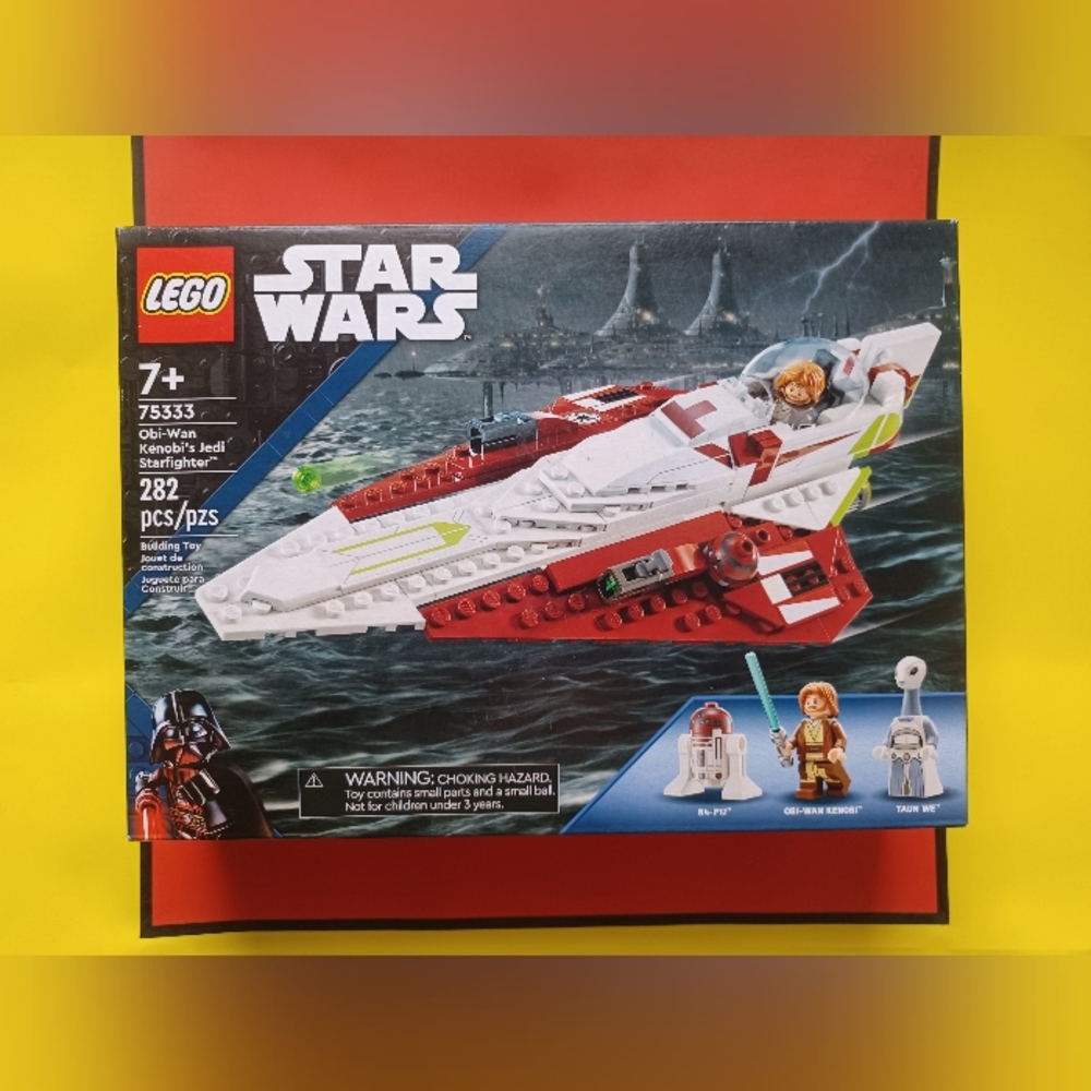LEGO 75333 Star Wars Obi-Wan Kenobi's Jedi Starfighter set. New
